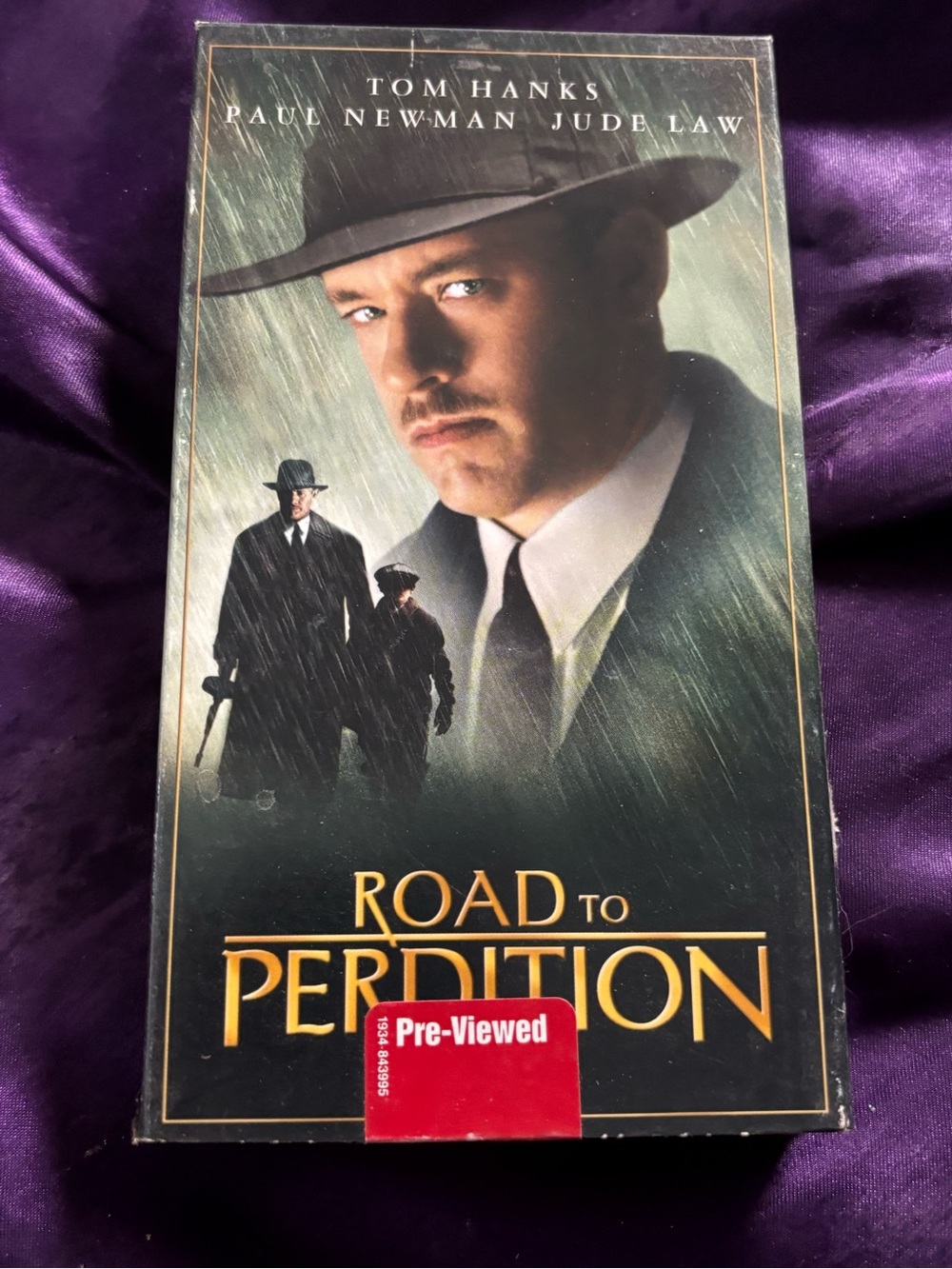 Road to Perdition VHS Tape - Movie Cover with Tom Hanks